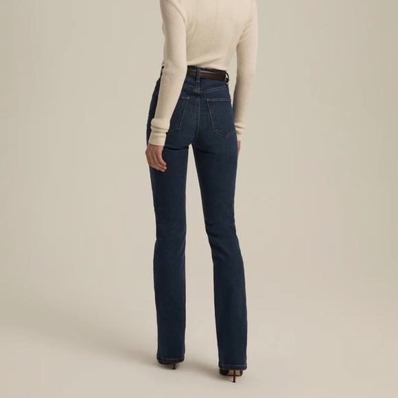 Favorite Daughter Valentina Super High Rise Slim Mini Bootcut Woodside Size 24 - Picture 2 of 4